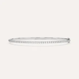 1 1/2 carat Pave, Bangle Diamond Bracelet