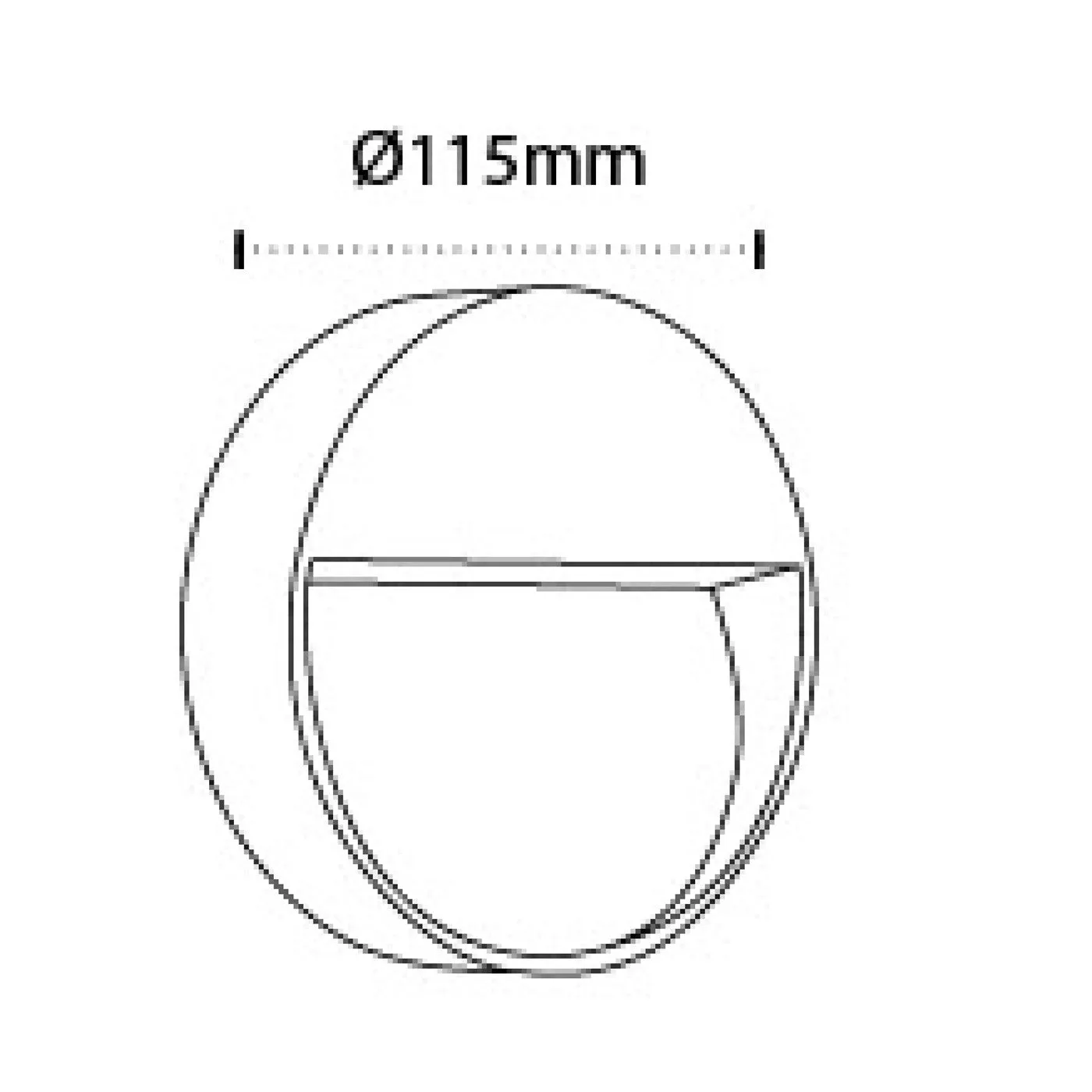 10990- round-4W Foot Light