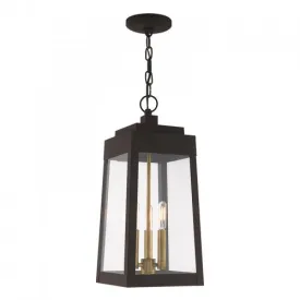 3 Lt Bronze Pendant Lantern