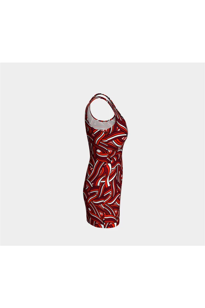 Abstract Bodycon Dress