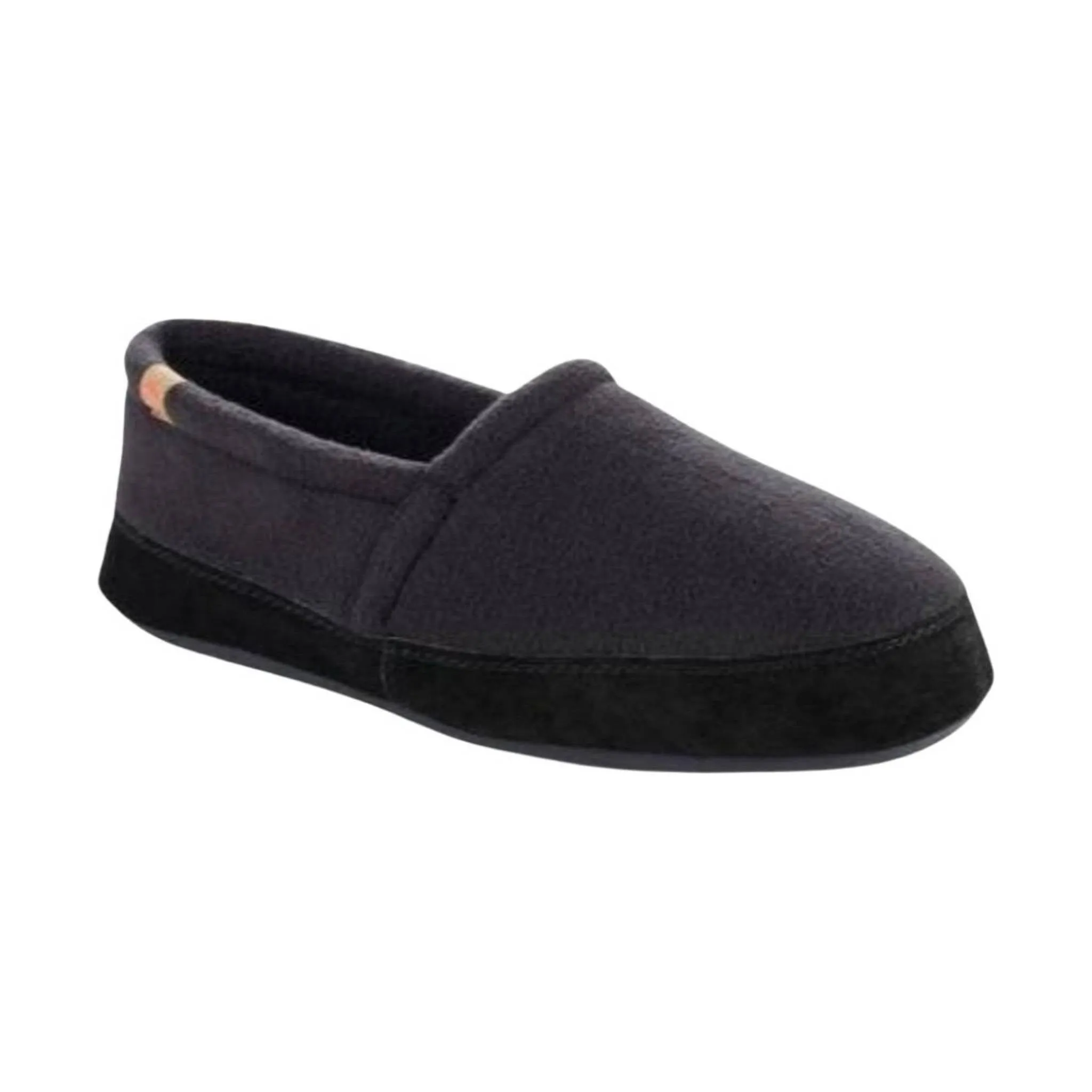 Acorn Men's Moc Slippers - Black FINAL SALE