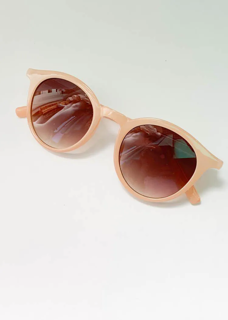 AJ Morgan I Catalina Modern Lennon Sunglasses-Champagne