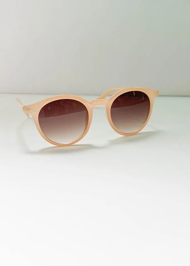 AJ Morgan I Catalina Modern Lennon Sunglasses-Champagne