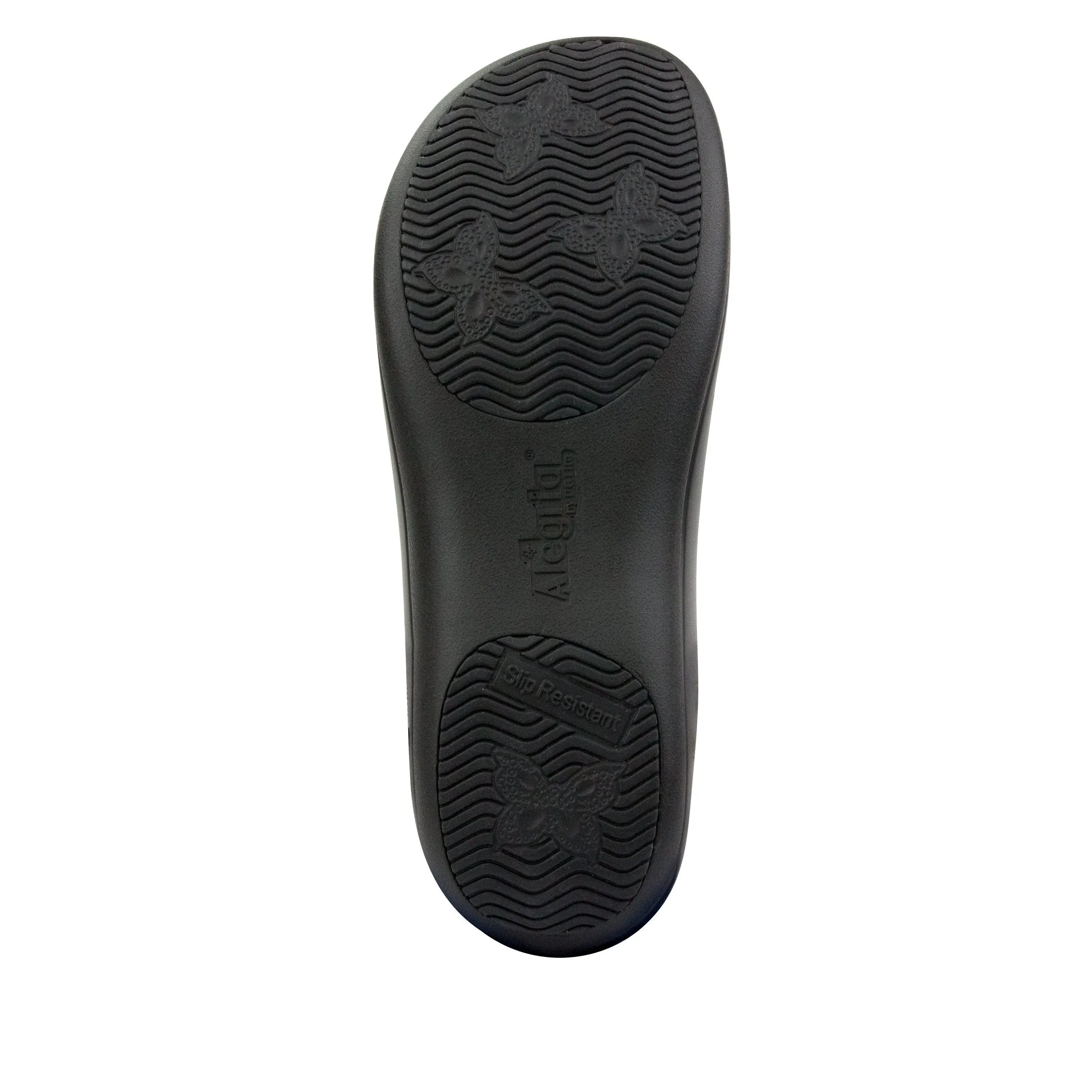 Alegria Keli Slip on Shoe - Black Nappa