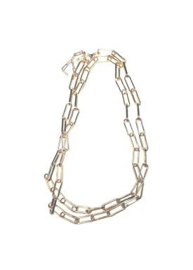 Alexa Gold Chain Link Necklace