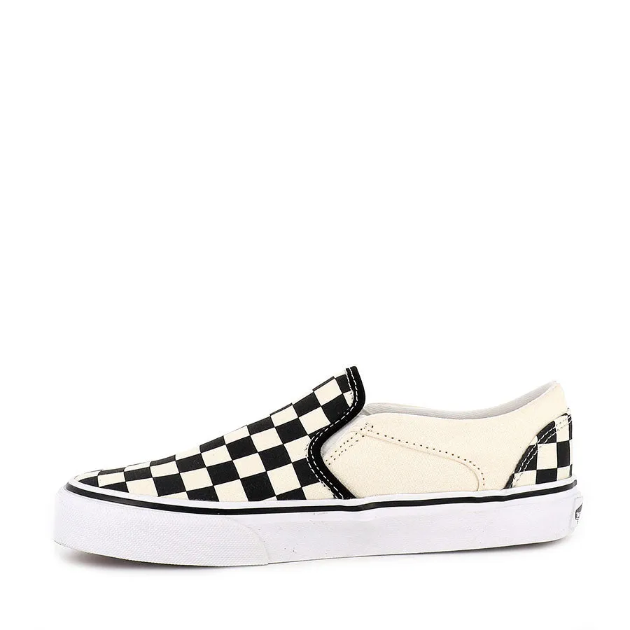 ASHER CANVAS CHECKERBOARD (L) - BLACK/WHITE