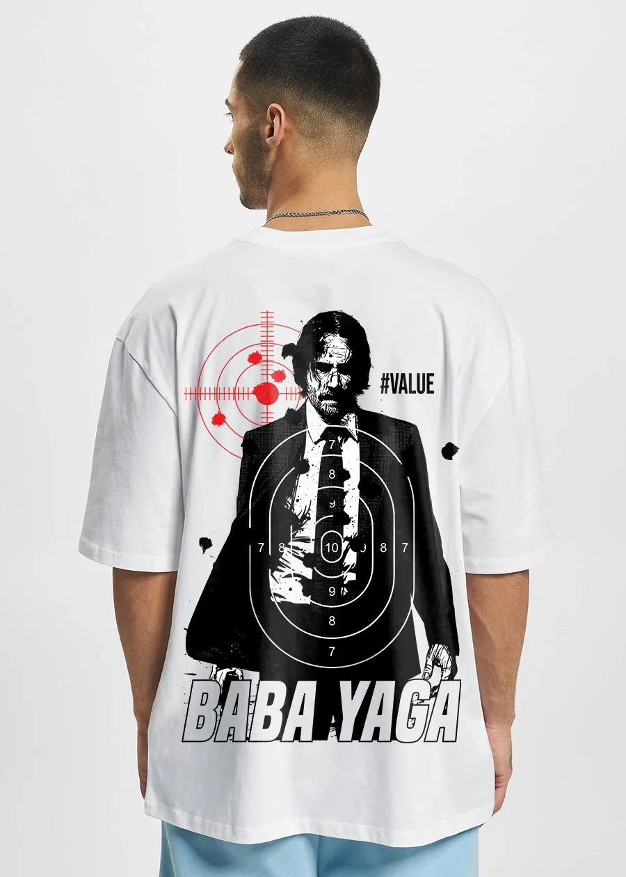 Baba Yaga Men Oversized Printed T-Shirt