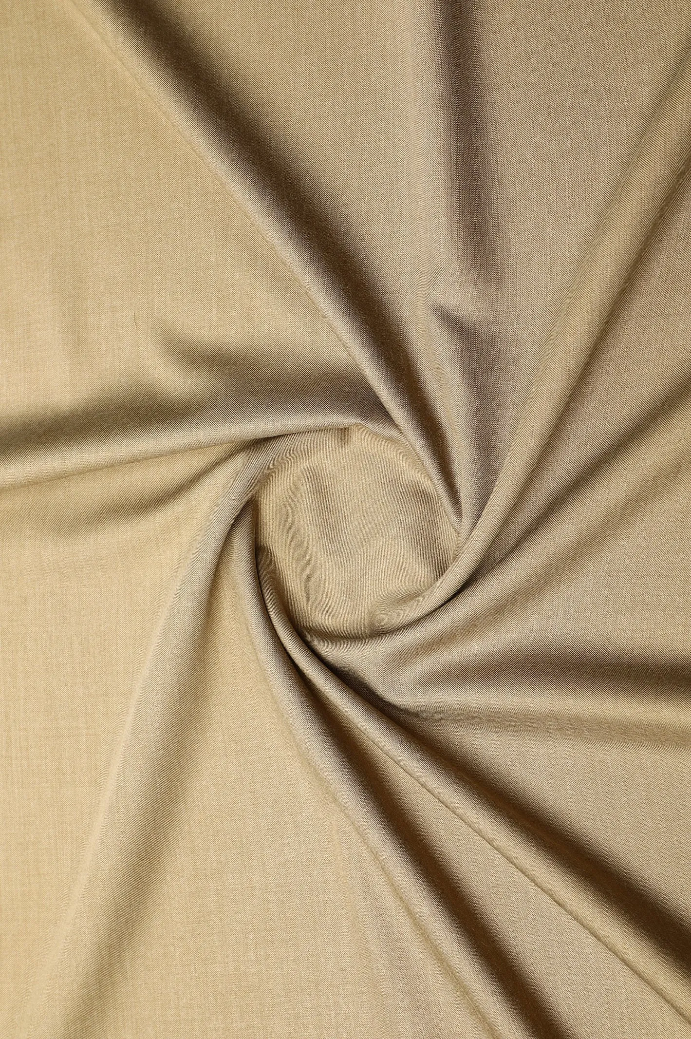 Beige Twill Unstitched Fabric for Men