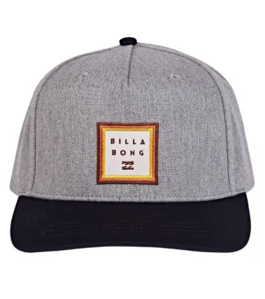 Billabong | Stacked Snapback Hat | Grey Heather