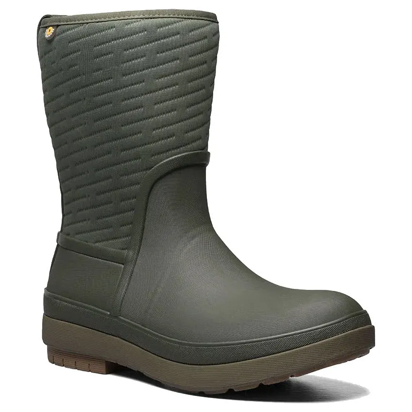 BOGS CRANDALL II MID ZIP DARK GREEN - WOMENS