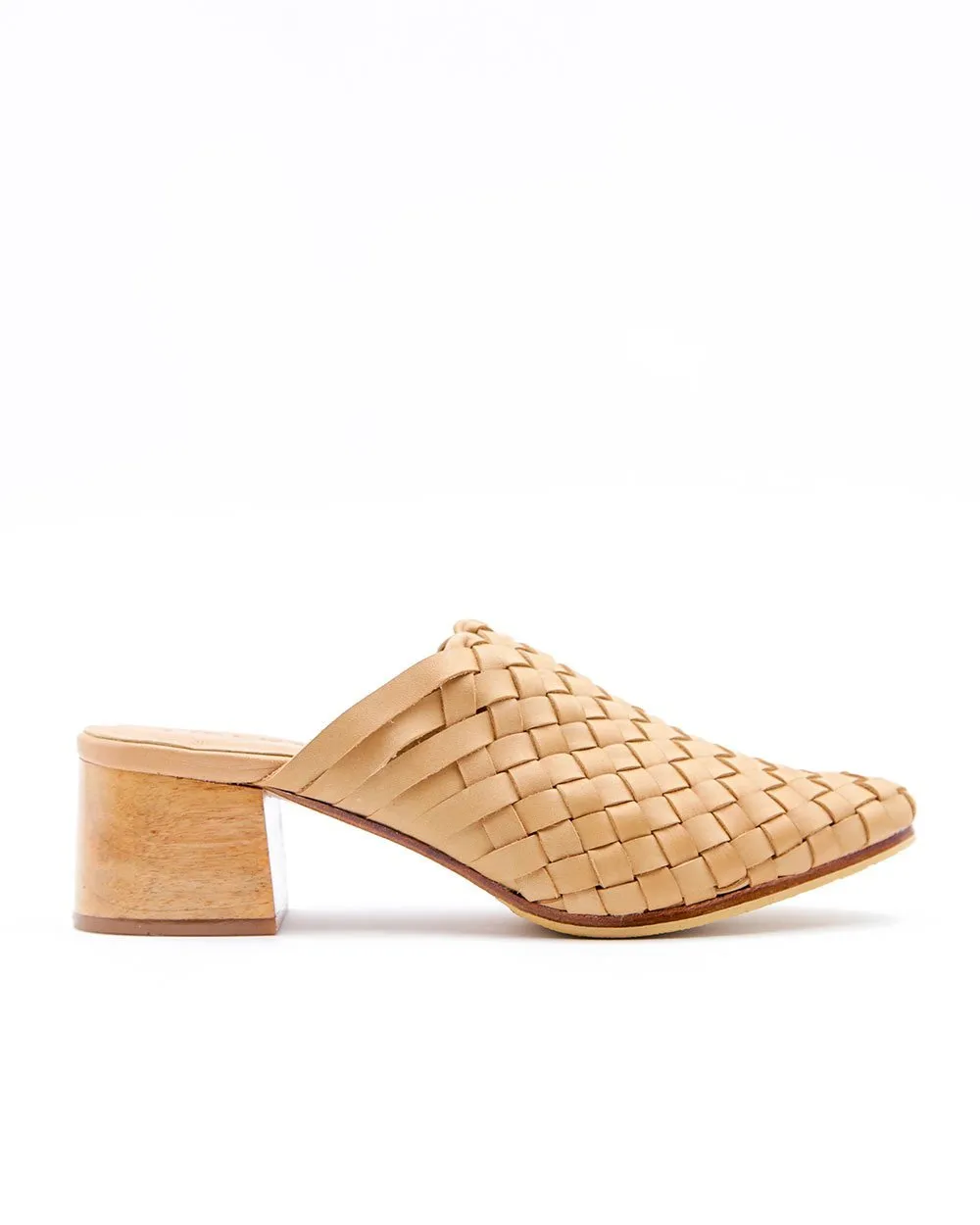 Bondi Woven Mules - Cream