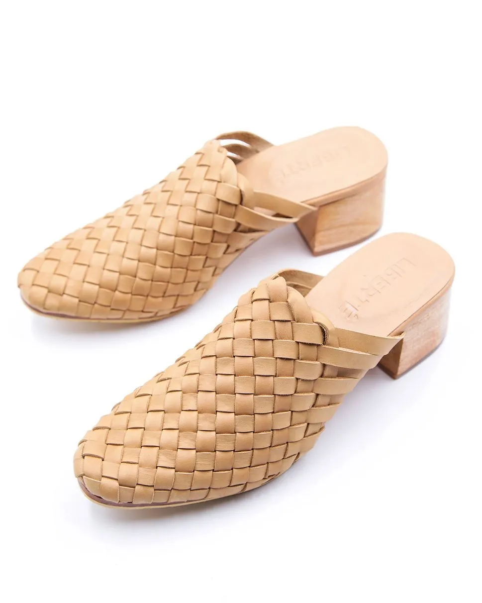 Bondi Woven Mules - Cream