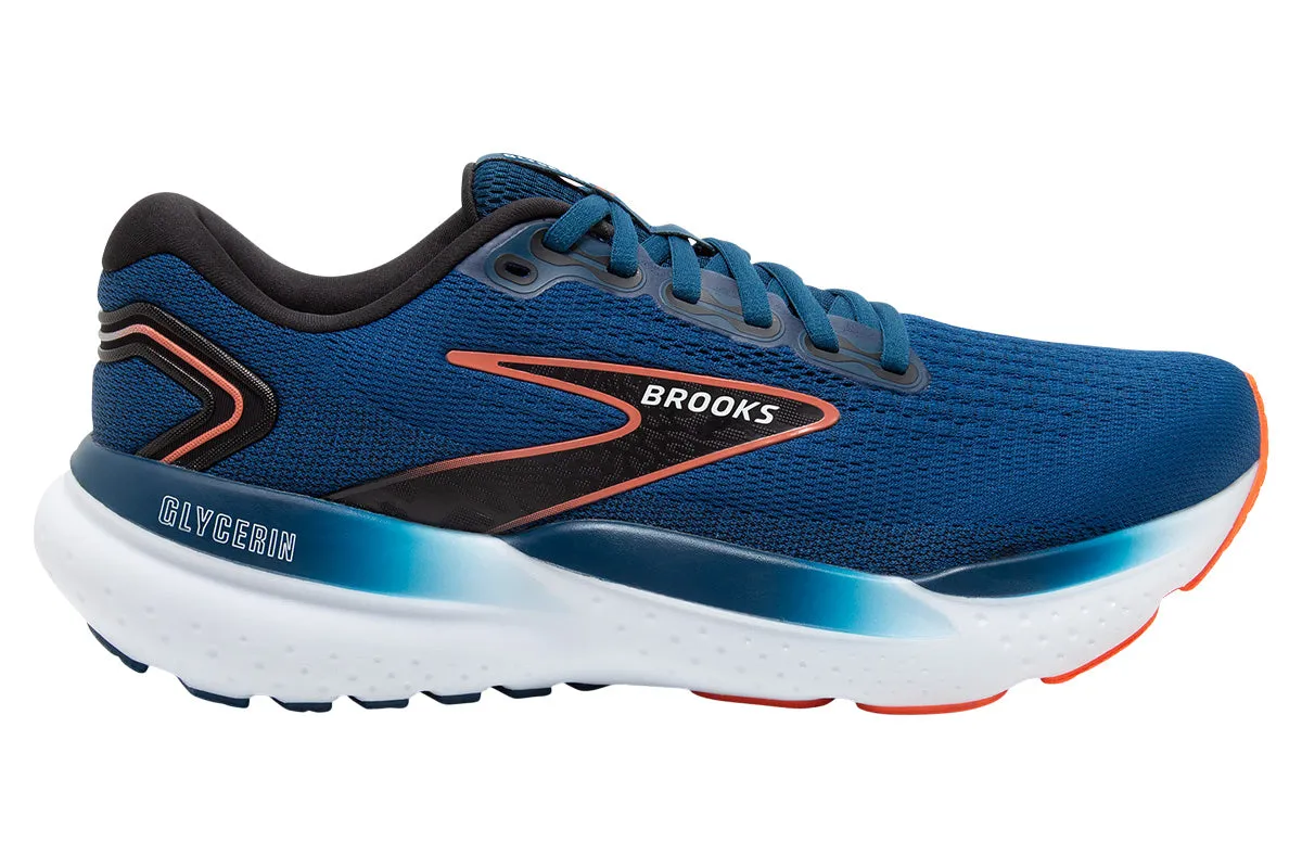 Brooks Glycerin 21 2E Blue Opal/Black/Nastur Mens