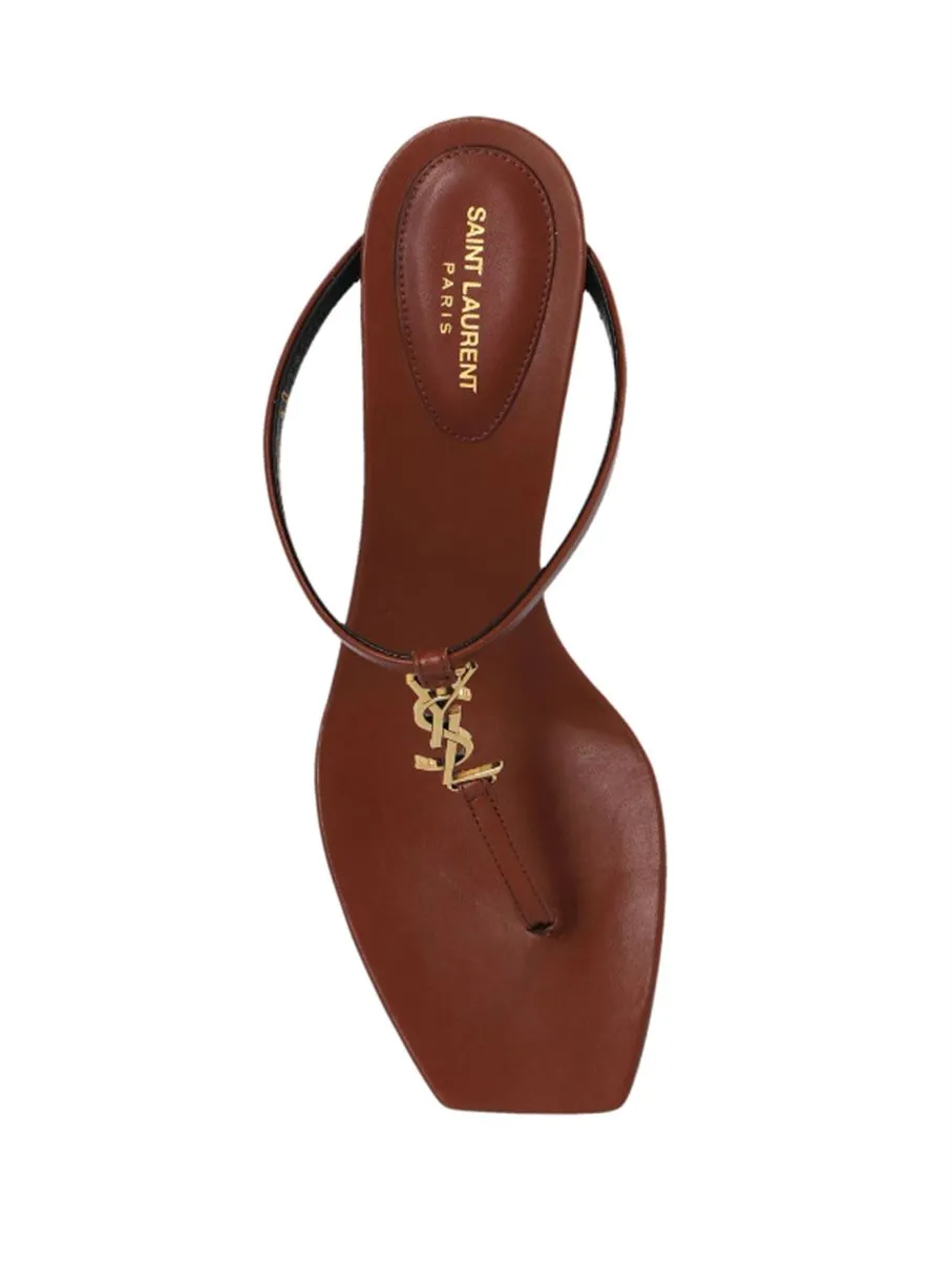 CASSANDRA 60MM LEATHER SANDALS