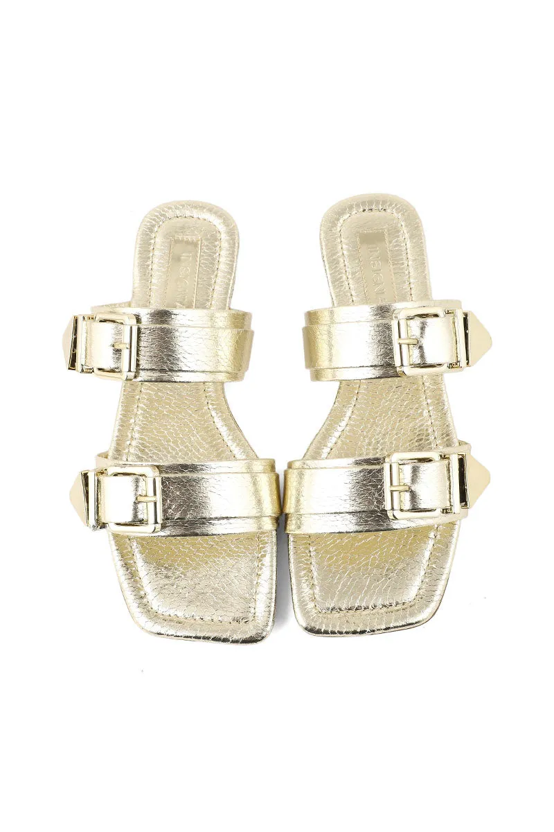 Casual Slip On I38595-Golden