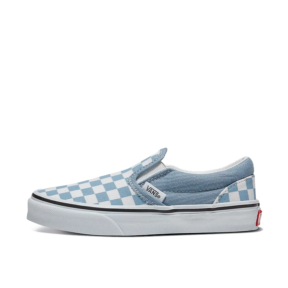 Classic Slip-On 'Checkerboard Dusty Blue'