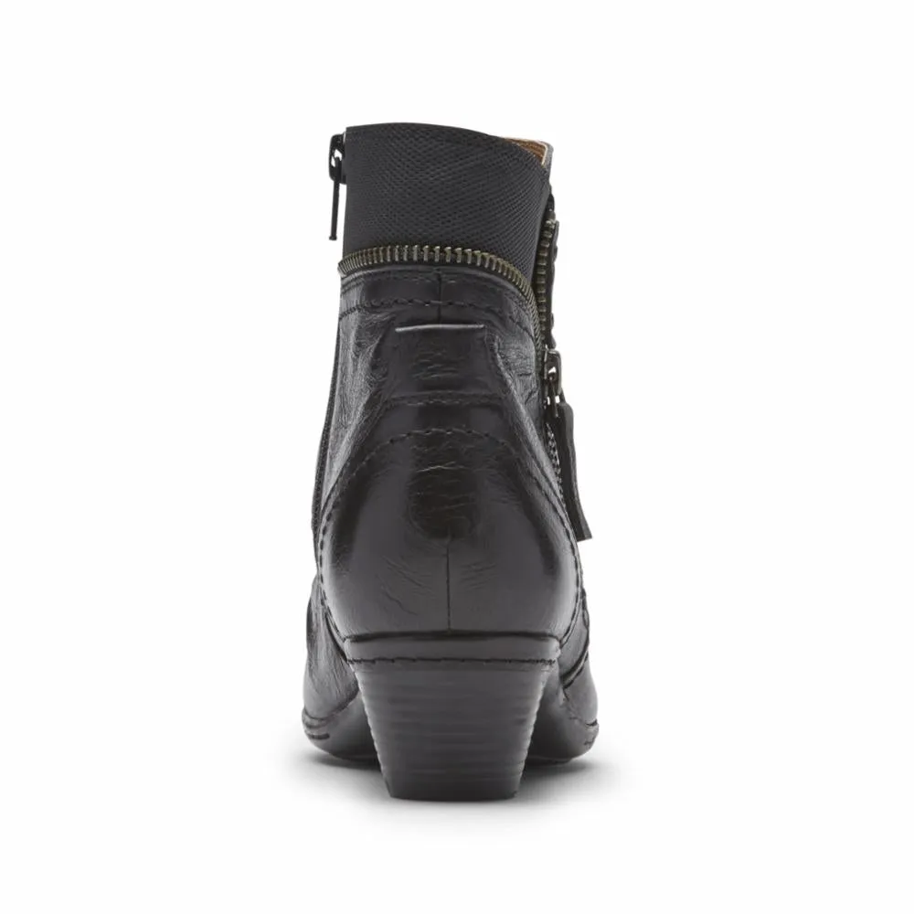 Cobb Hill LAUREL BOOTIE BLACK LEATHER