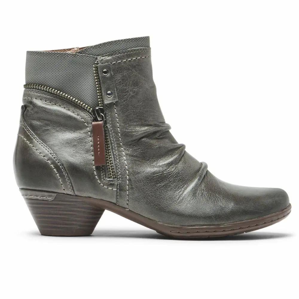 Cobb Hill LAUREL BOOTIE GREY LEATHER