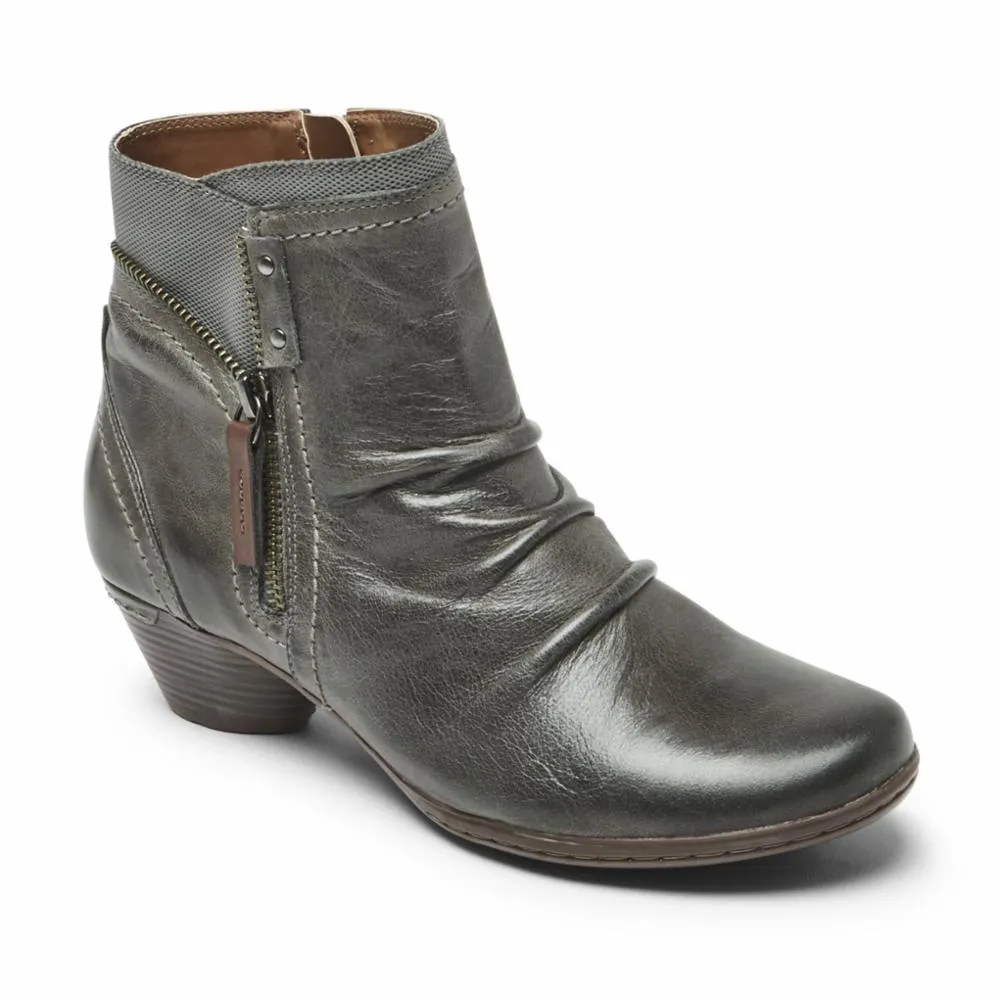 Cobb Hill LAUREL BOOTIE GREY LEATHER