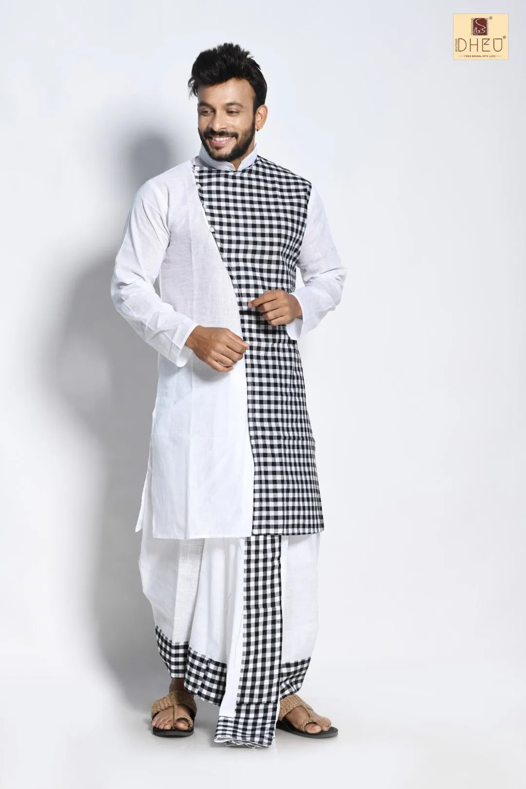 Dwairath - Dheu Designer Dhoti(Optional)Kurta Set