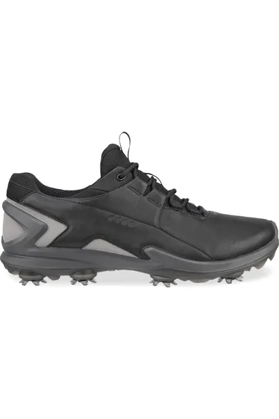 ECCO Biom Tour Mens golf shoe 131904-01001 in Black Leather