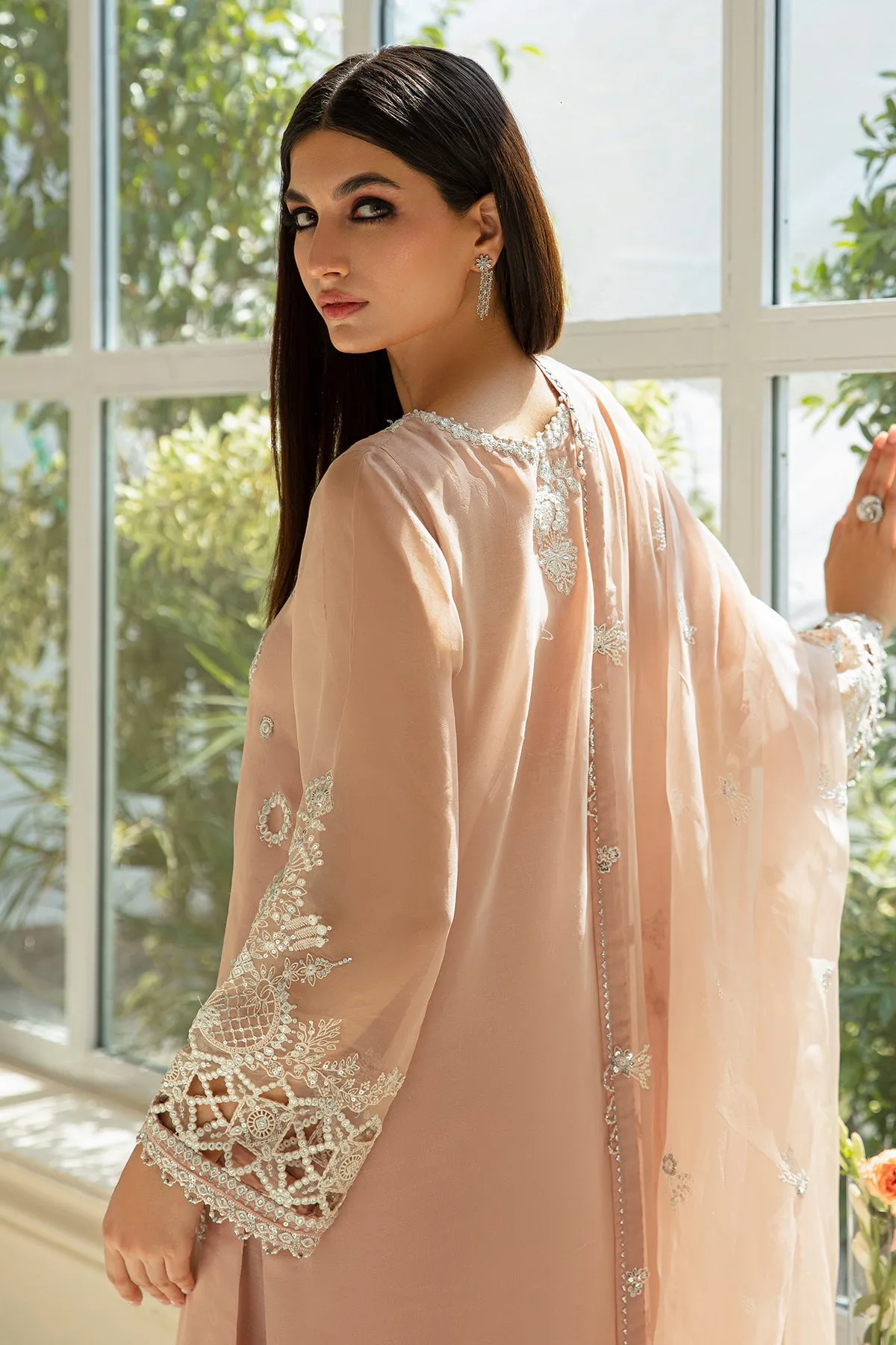 EMBROIDERED CHIFFON UF-389