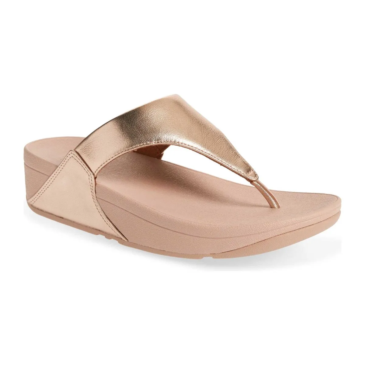 FitFlop Women's Lulu 2 Rose Gold Leather