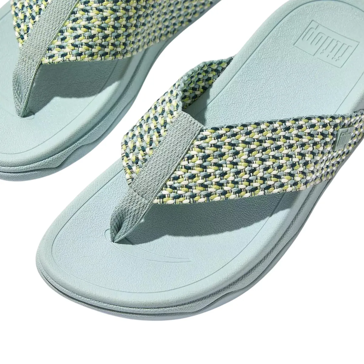 FitFlop Women's Surfa Mint Blue Multi