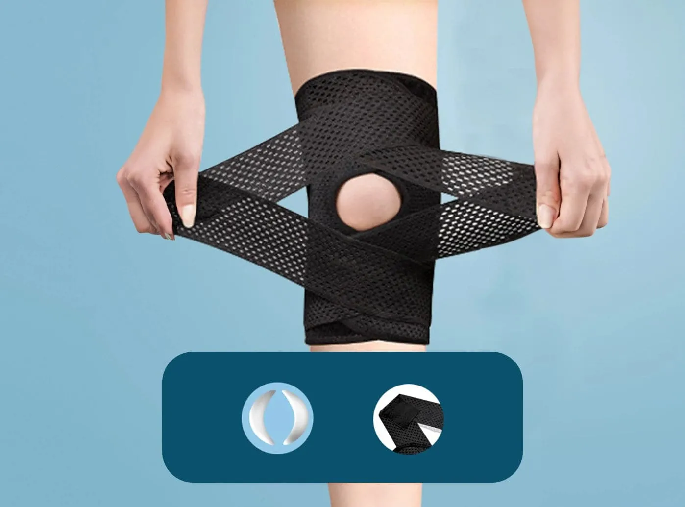 FitVille ReliefGuard Knee Brace (Unisex)