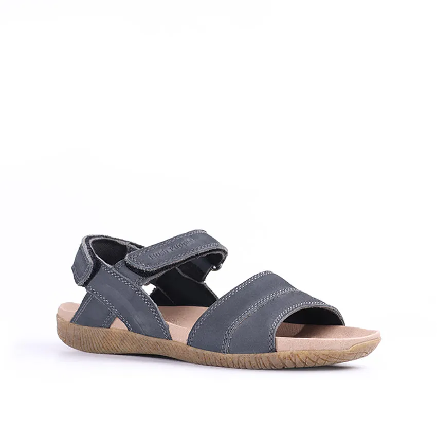 Gaius Backstrap Men's Sandals - Navy Nubuck