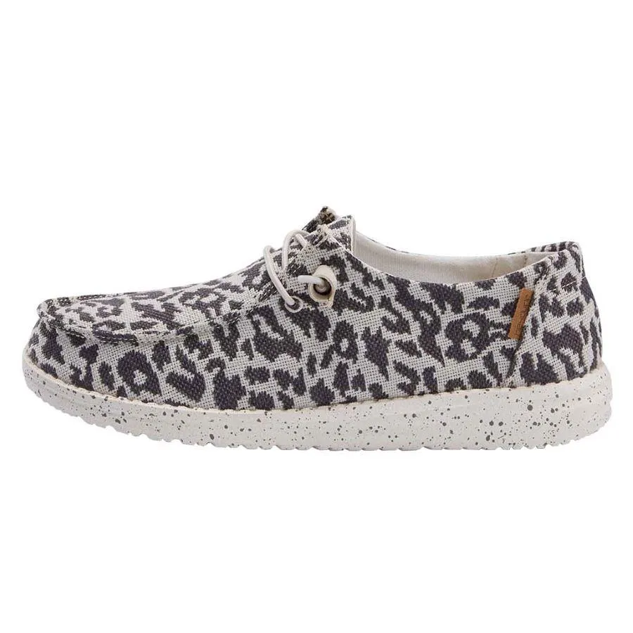 HeyDude Wendy Woven Cheetah - Grey