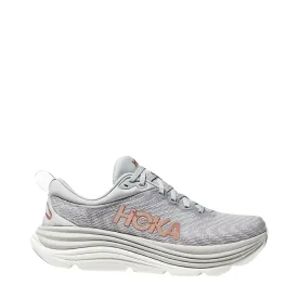 Hoka Women's Gaviota 5 Running Sneaker in Harbor Mist/Rose Gold