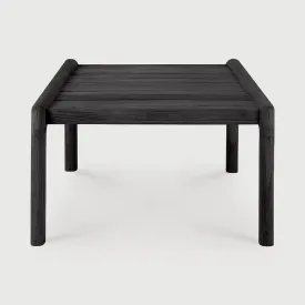 Jack Outdoor Side Table - Teak Black