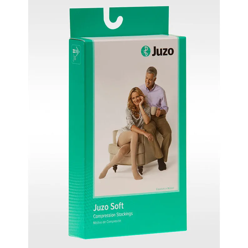 Juzo Soft Knee High 15-20 mmHg w/ Silicone Band, Open Toe