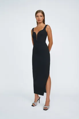 Kimberly Long Line Dress | Final Sale - Black