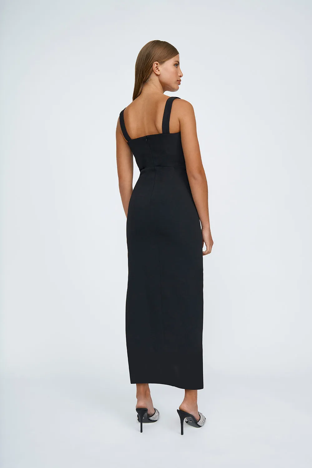 Kimberly Long Line Dress | Final Sale - Black