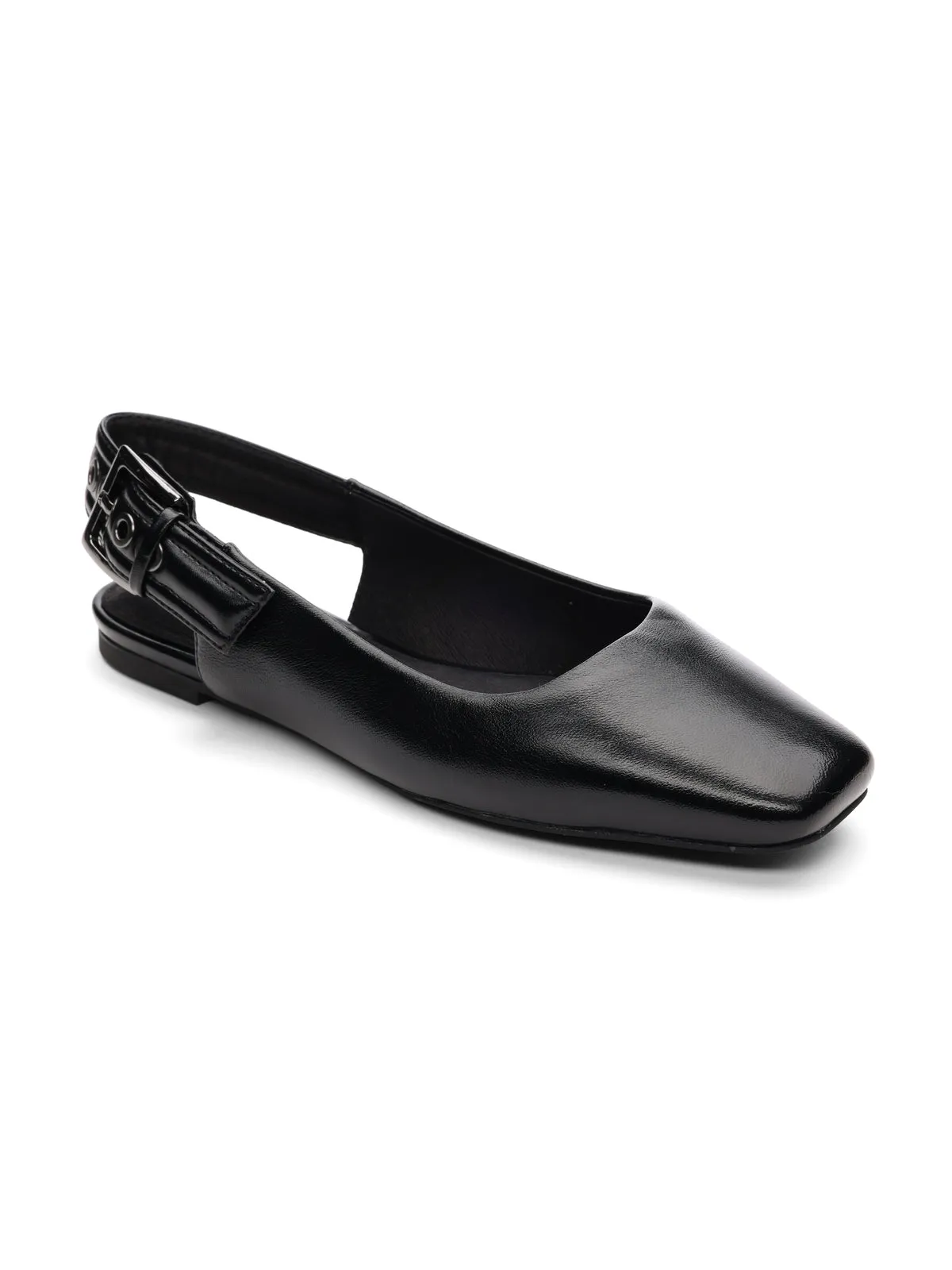 Kitchy Slingback Flat Black