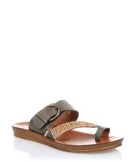 Los Cabos Bria Khaki Slide