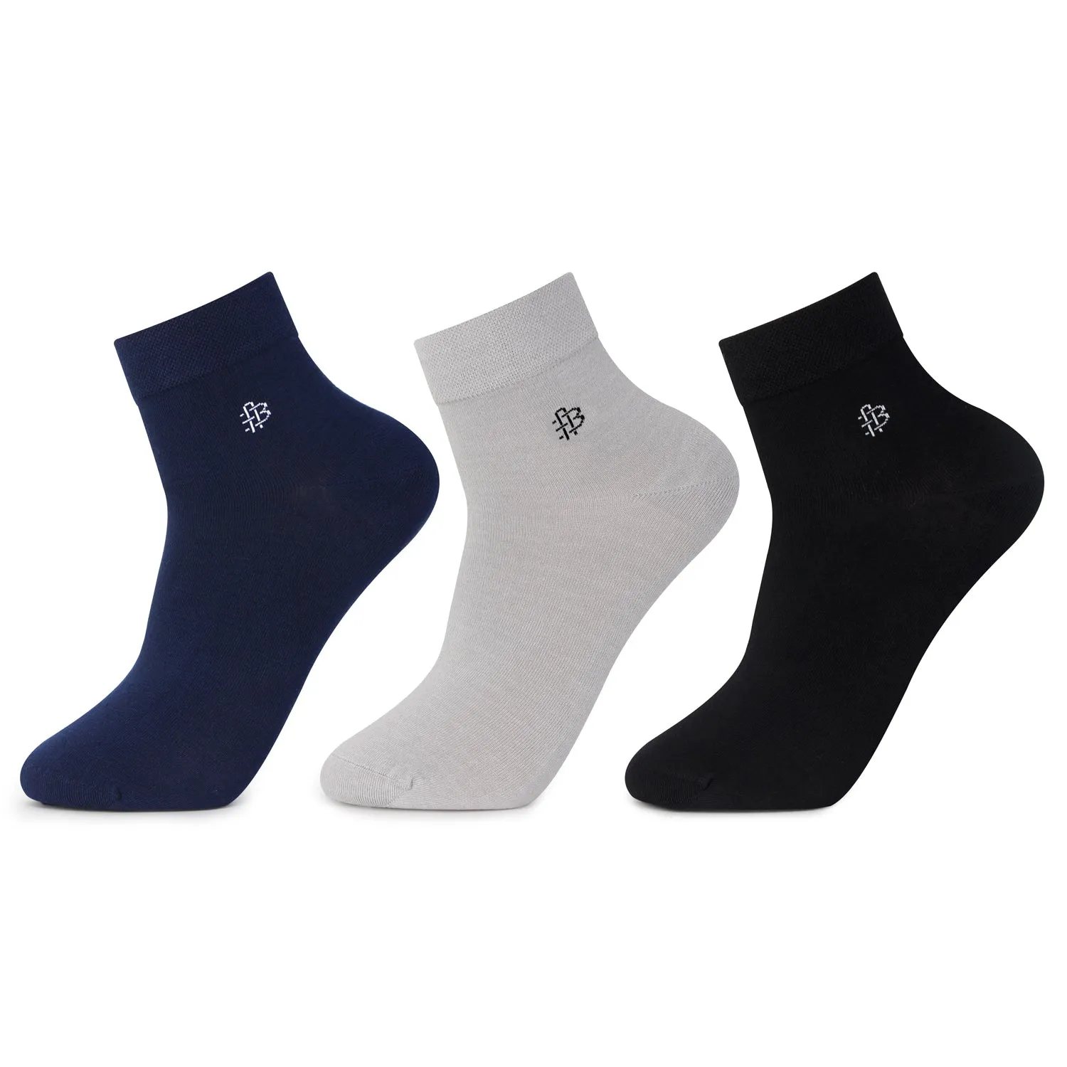 Men's Premium Bamboo Ankle Socks | Assorted - Pack of 3