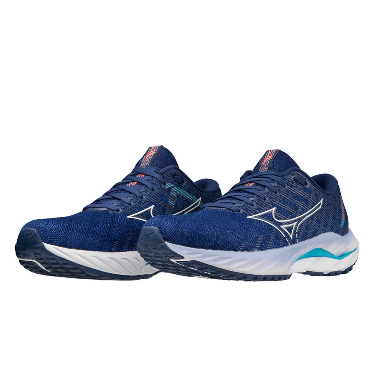 Mizuno Wave Inspire 19 Womens | Bdepth/white/aquarius