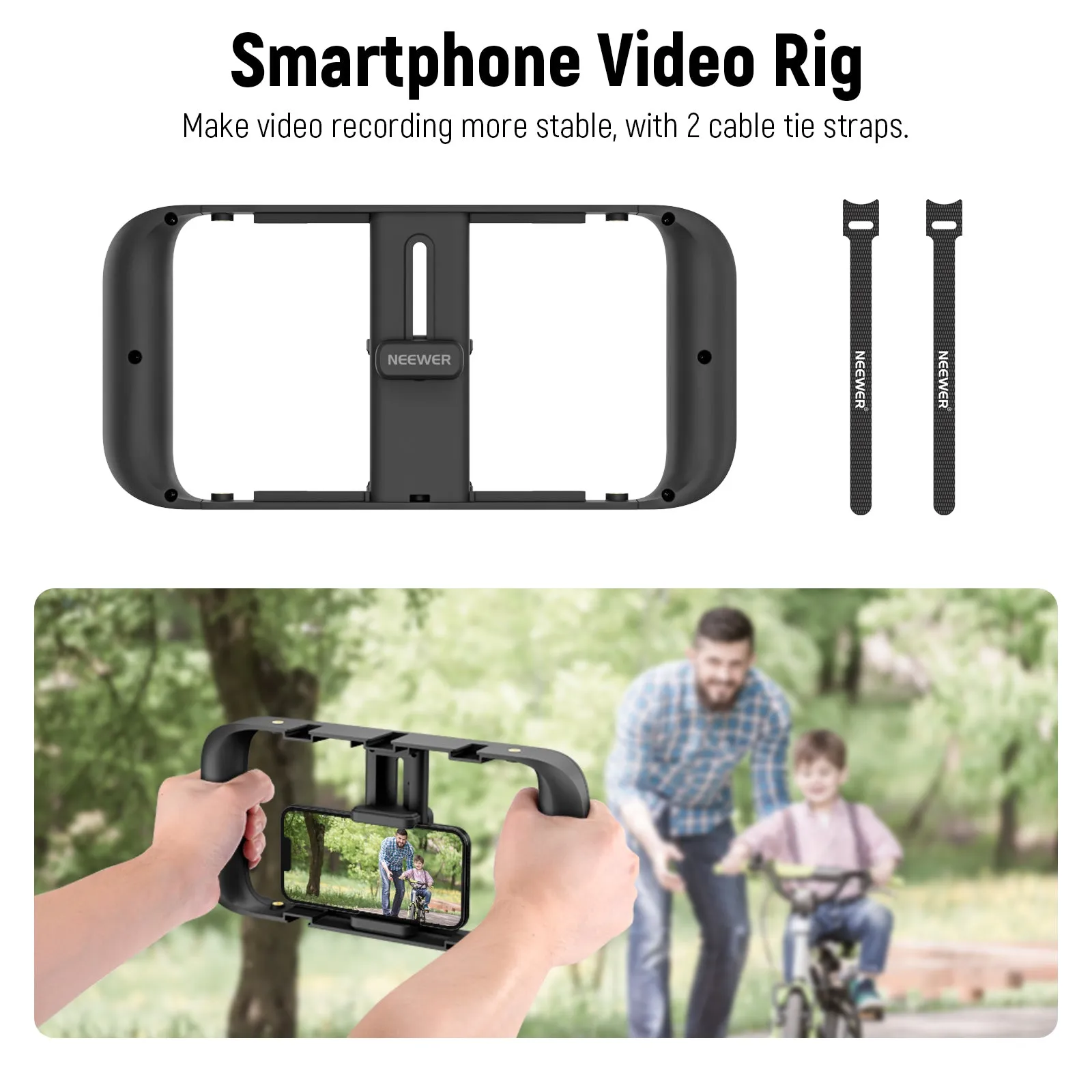 NEEWER A104 Phone Stabilizer Video Rig Kit With Desktop Tripod