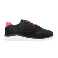 Propet Women Sarah WCA062M (Black/Pink)