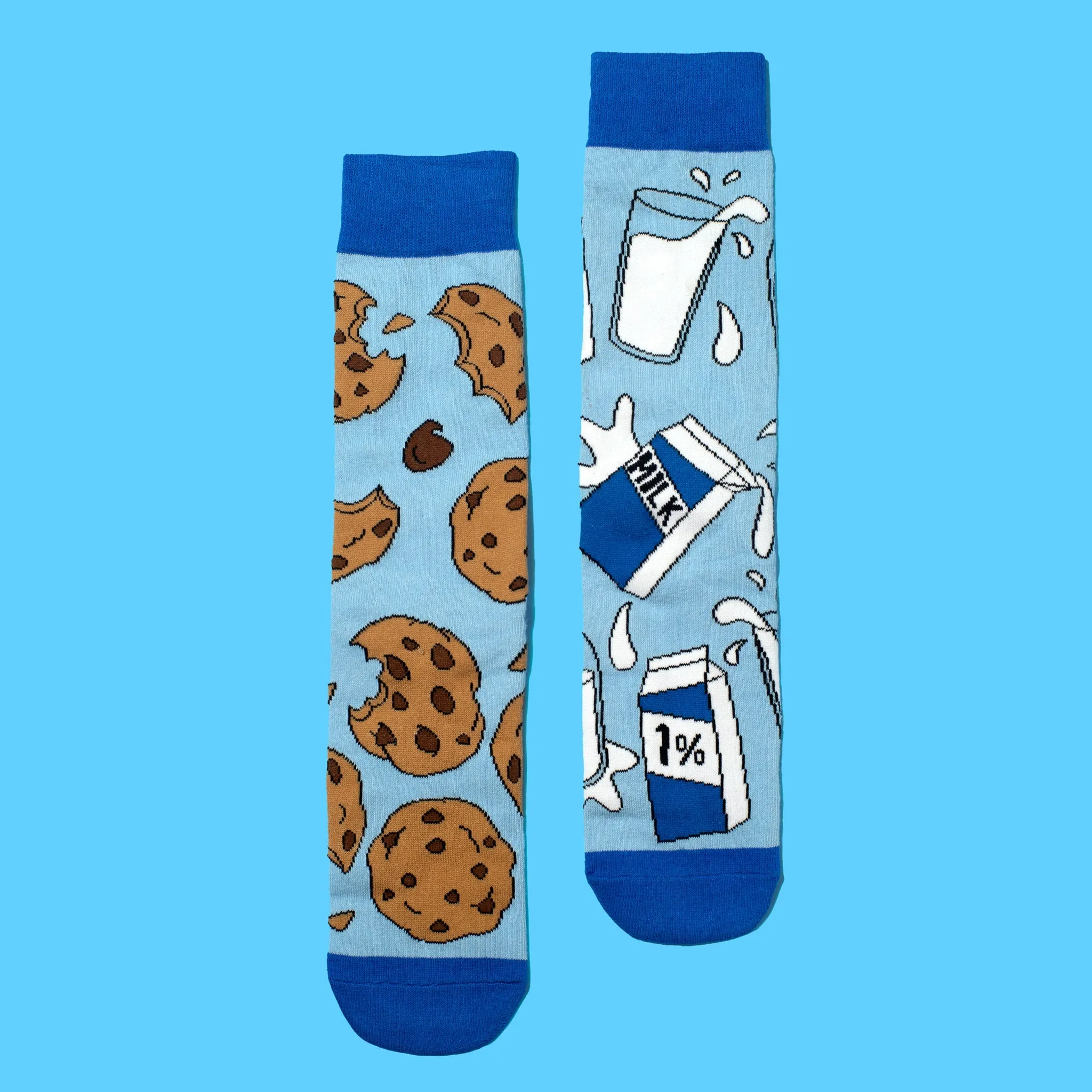 "Milk & Cookies" Cotton Crew Socks by Main & Local