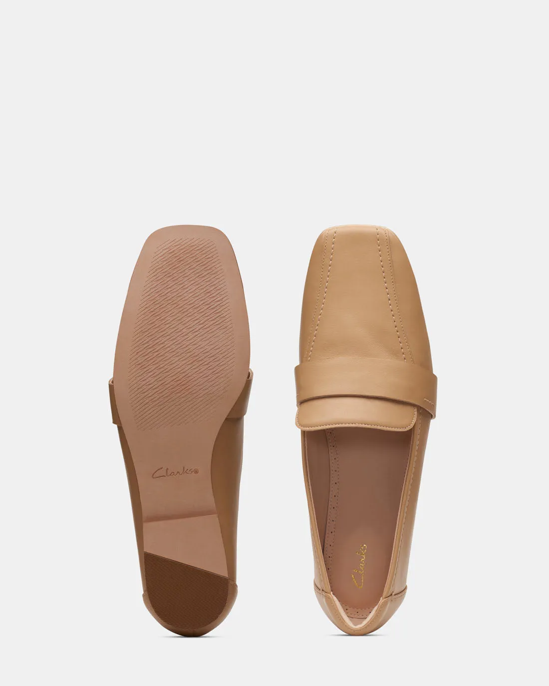 Seren Flat Camel Leather