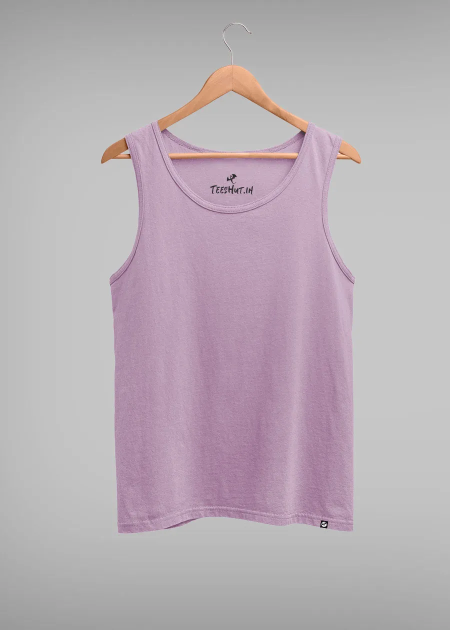 Solid Men Vest - Lilac