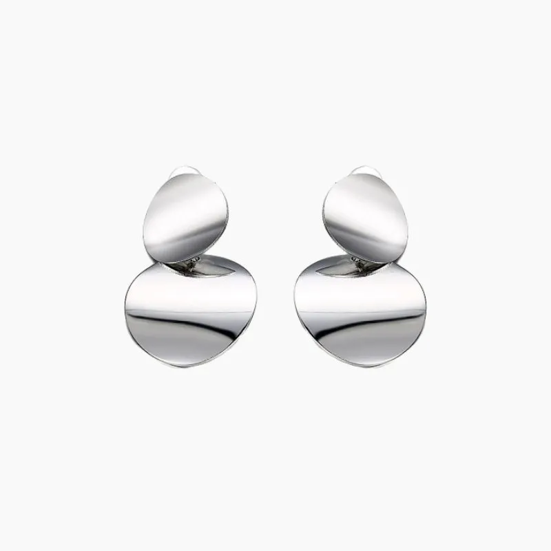 Sterling Silver Exaggerated Funky Earrings