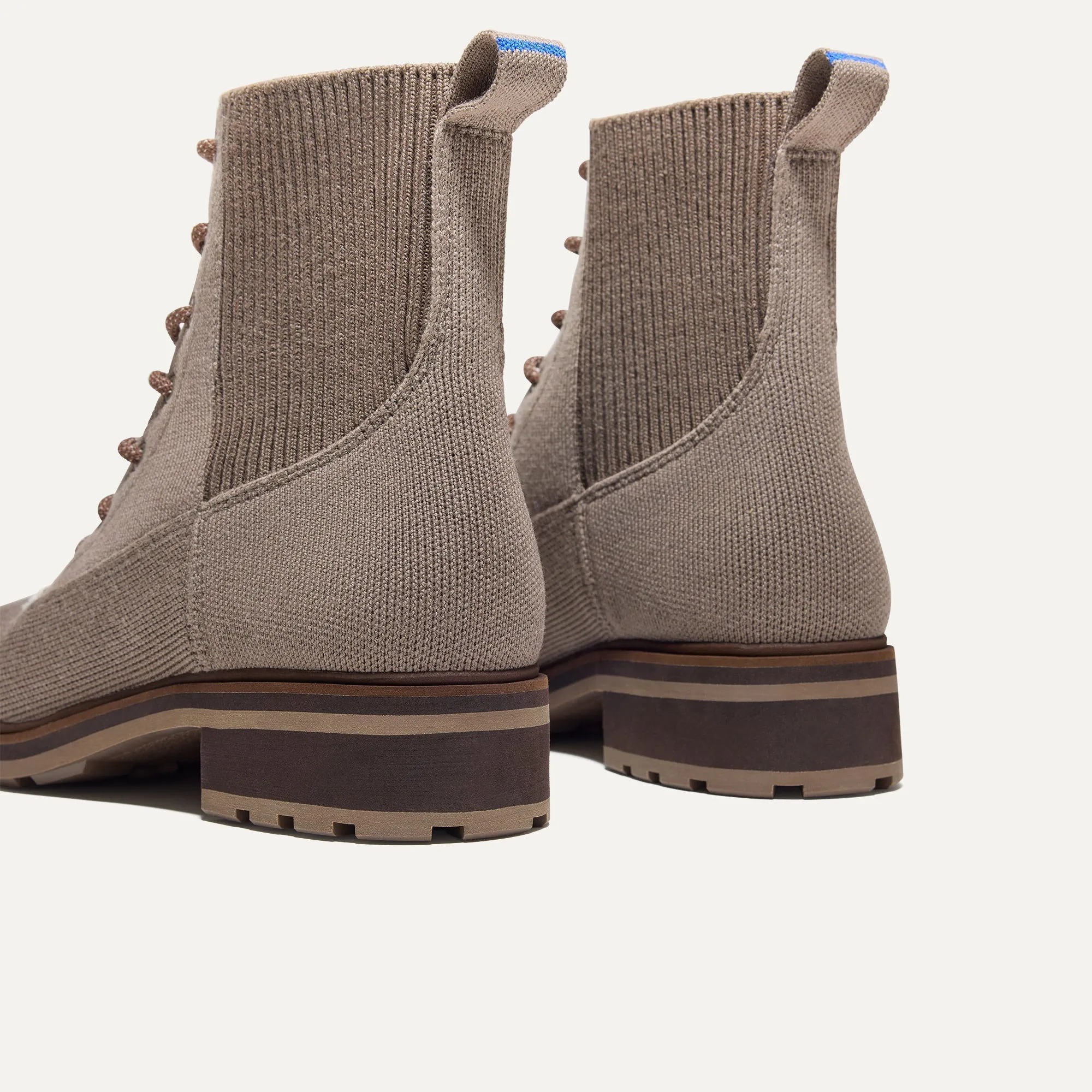 The Cozy Laced Lug Boot - Sparrow