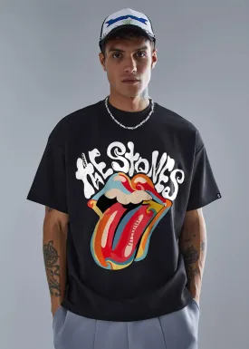 The Stones Men Oversized T-Shirt - Black