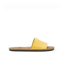 Vegan sandal yellow lemon BEA010