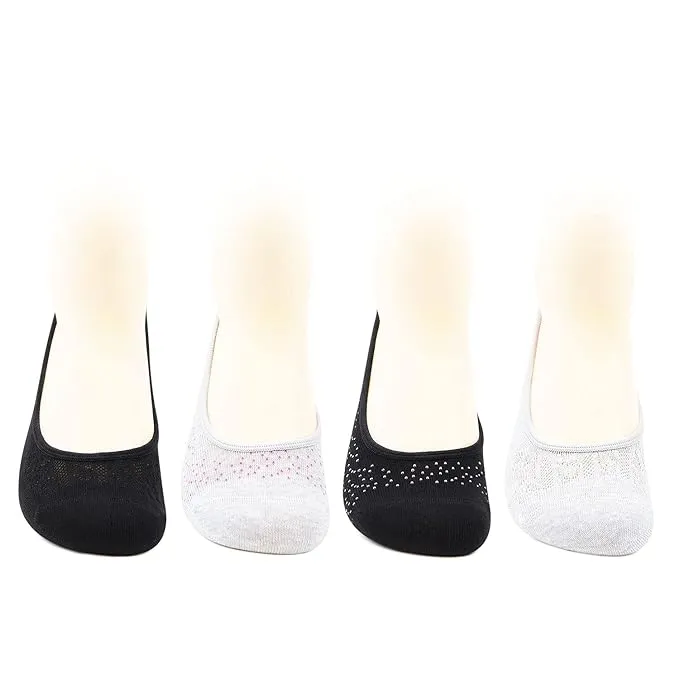 Women Casual Loafer  Socks - Pack Of 4